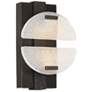 Arteriors Logan Glass Sconce 15.5" Seedy Slump