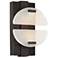 Arteriors Logan Glass Sconce 15.5" Seedy Slump