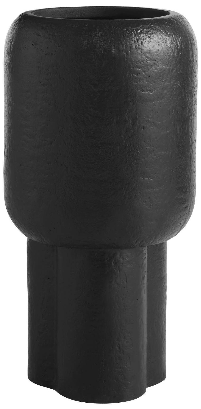 Image 2 Arteriors Lorenzo Large Concrete Outdoor Planter Matte Black
