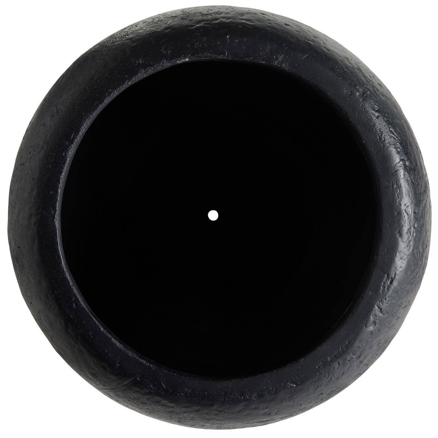 Image 6 Arteriors Lorenzo Large Concrete Outdoor Planter Matte Black more views