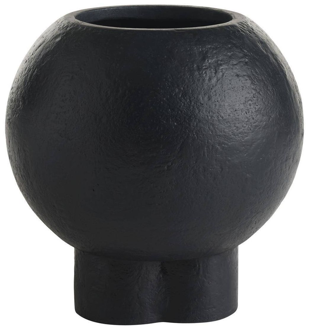 Image 2 Arteriors Lorenzo Small Concrete Outdoor Planter Matte Black more views