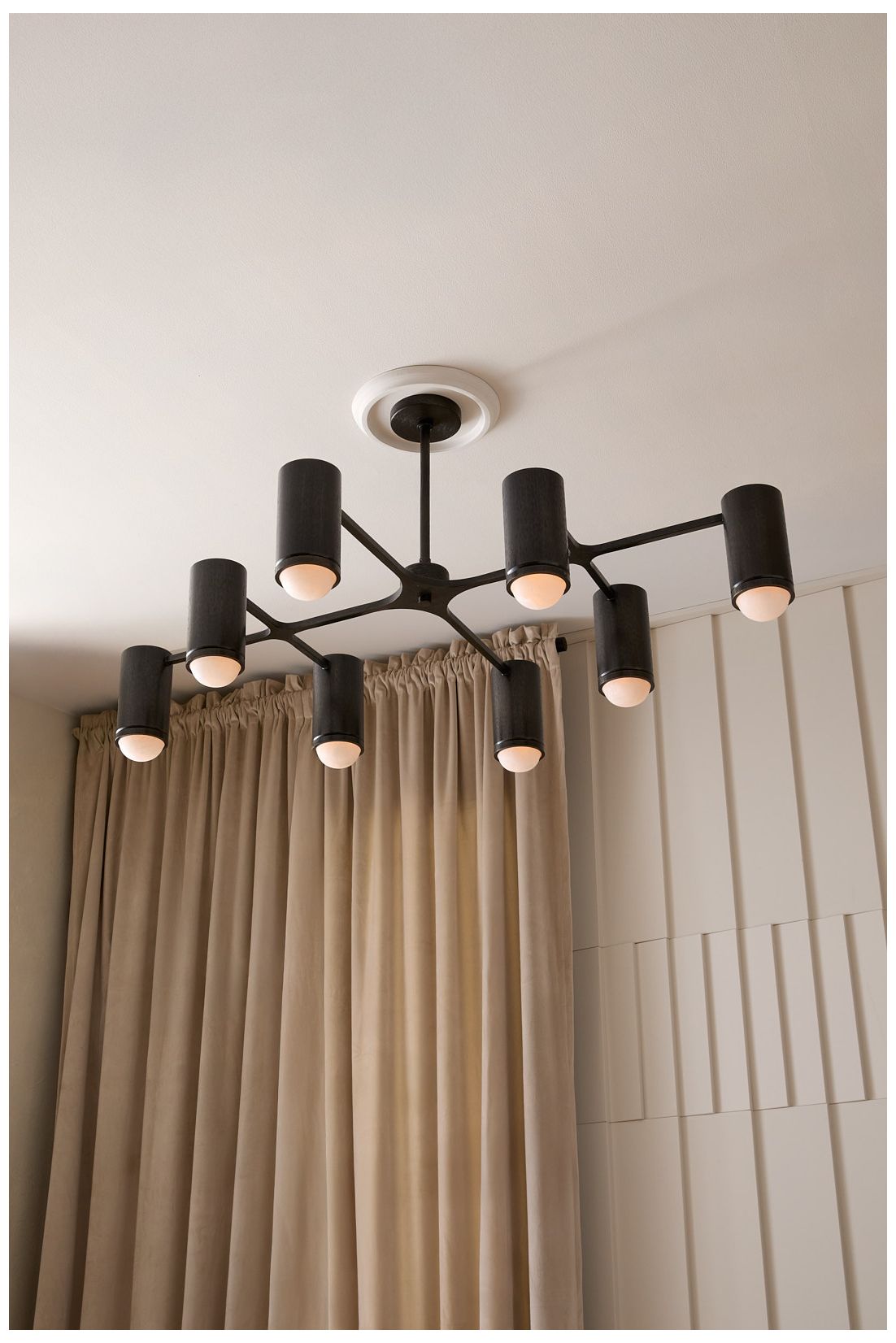 Arteriors Loryn Iron Flush Mount 46" English Bronze