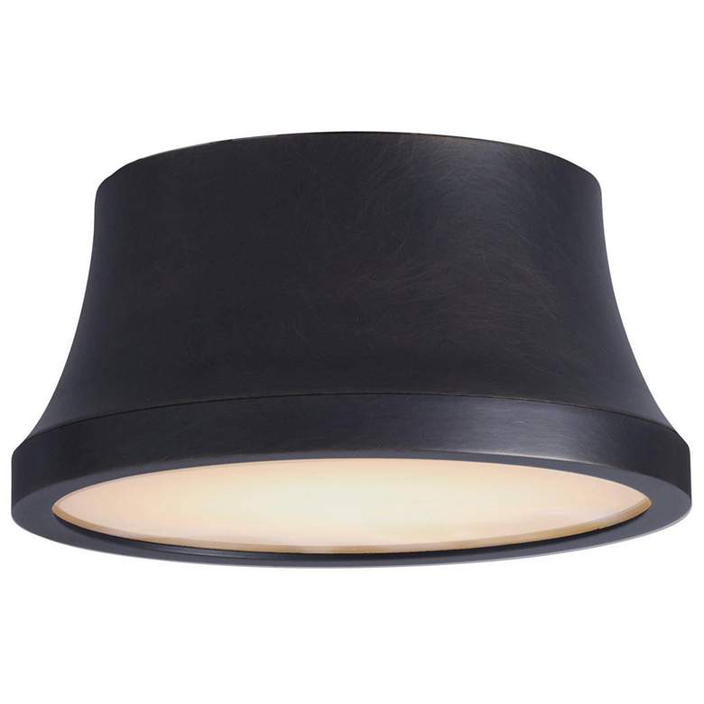 Image 1 Arteriors Louisa Steel Flush Mount 6.5" English Bronze