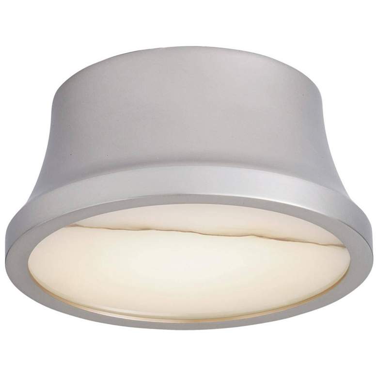 Image 1 Arteriors Louisa Steel Flush Mount 6.5" Vintage Silver