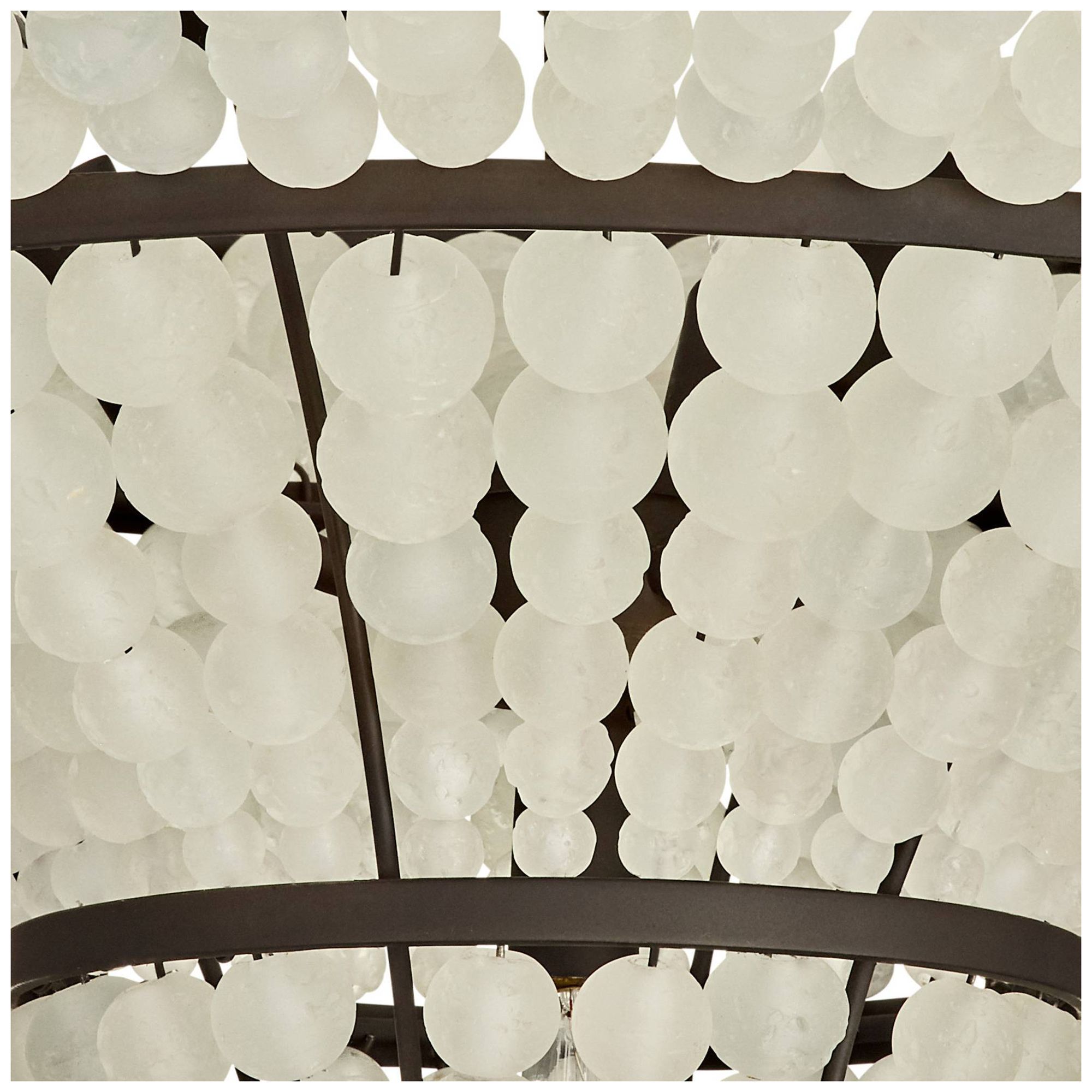 Image 5 Arteriors Lulu Beaded Chandelier 29" Bronze more views