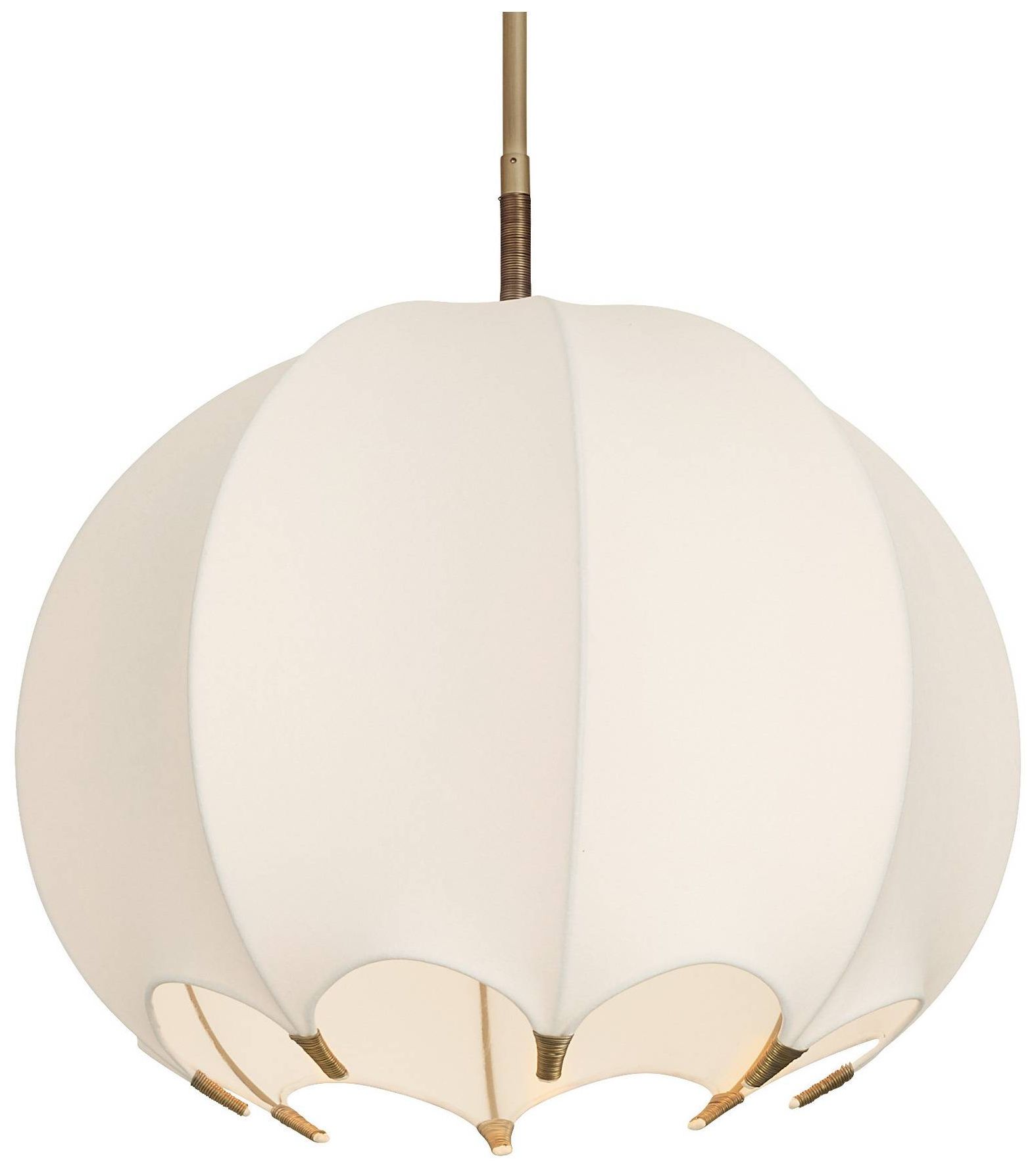 Image 3 Arteriors Lunaria Pendant 24" Ivory more views