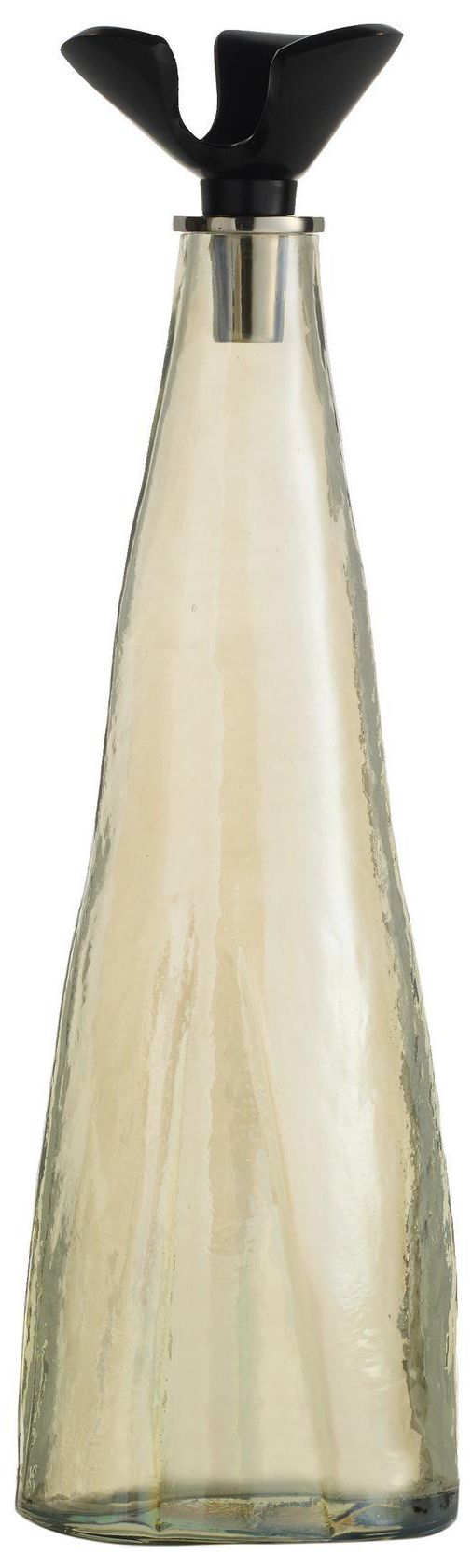 Image 3 Arteriors Lydia Aluminum Decanters Set of 2 Bronze more views