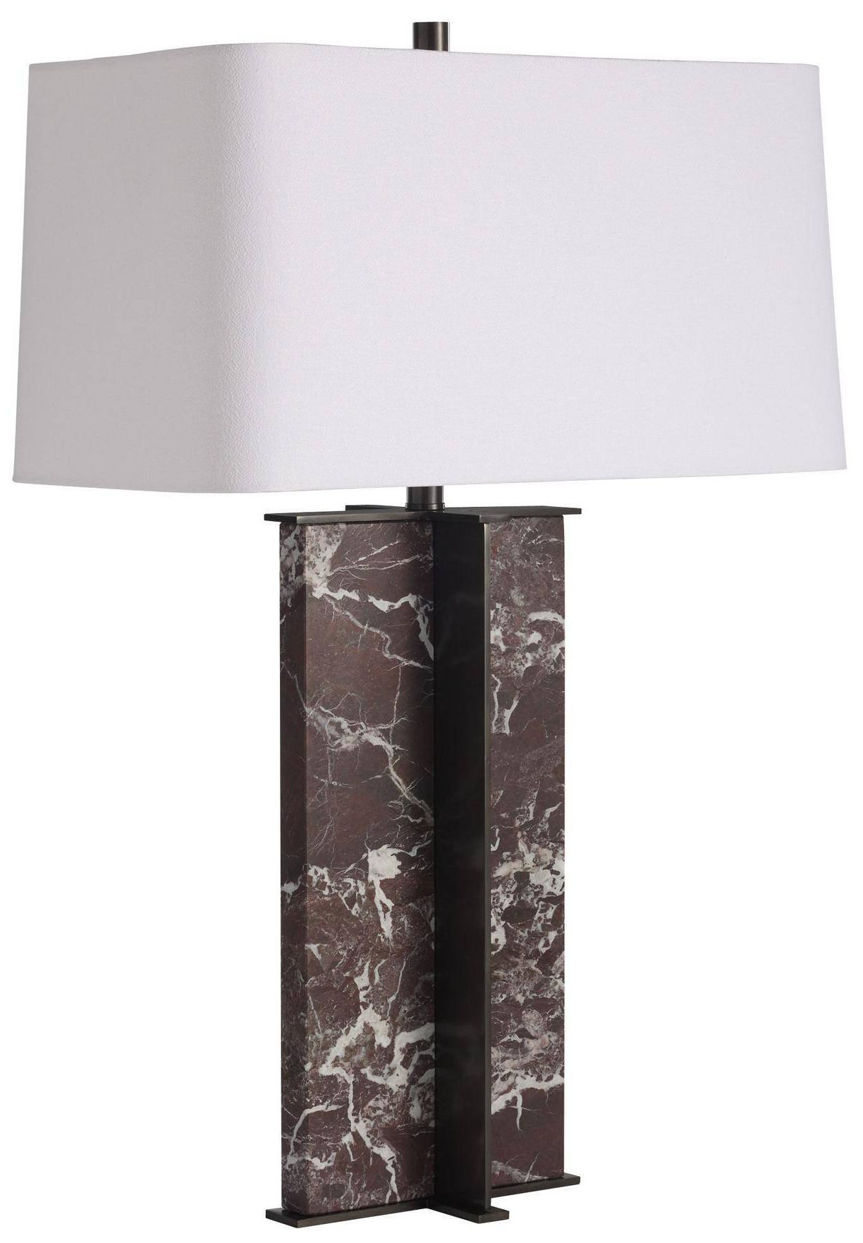 Image 2 Arteriors Lyon Table Lamp Rosso Levanto more views