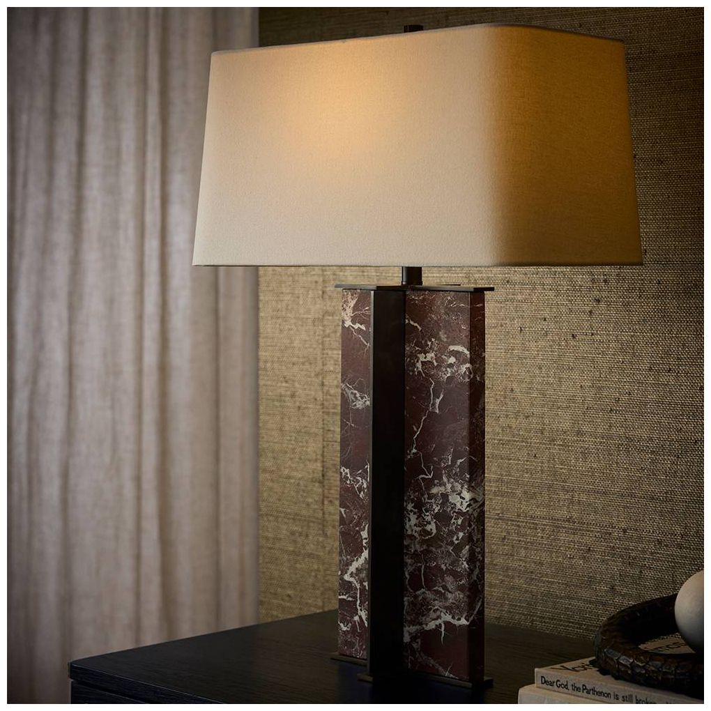 Arteriors Lyon Table Lamp Rosso Levanto