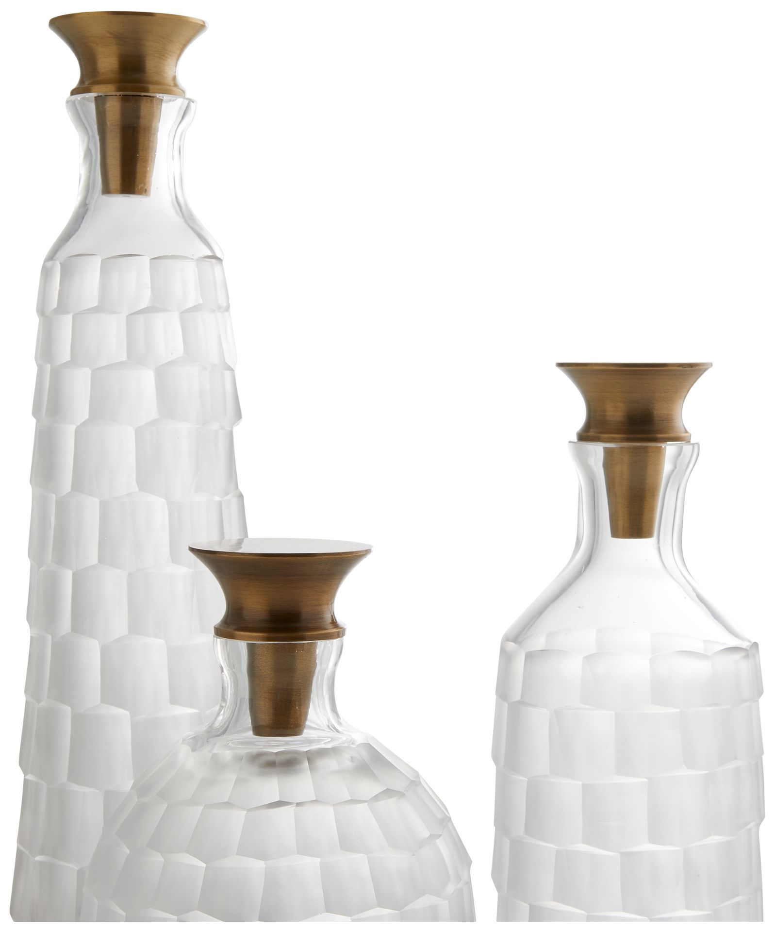 Image 2 Arteriors- Macklin Decanters, Set of 3 more views