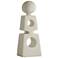 Arteriors Malcom Ricestone Sculpture Ivory