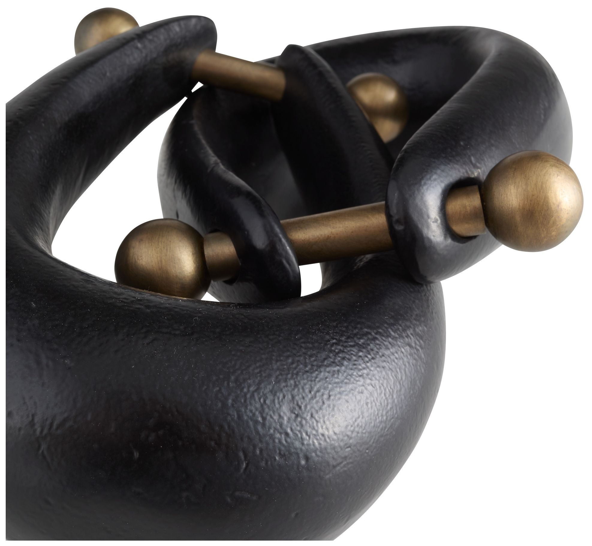 Image 2 Arteriors Maple Aluminum Sculpture Blackened Iron more views