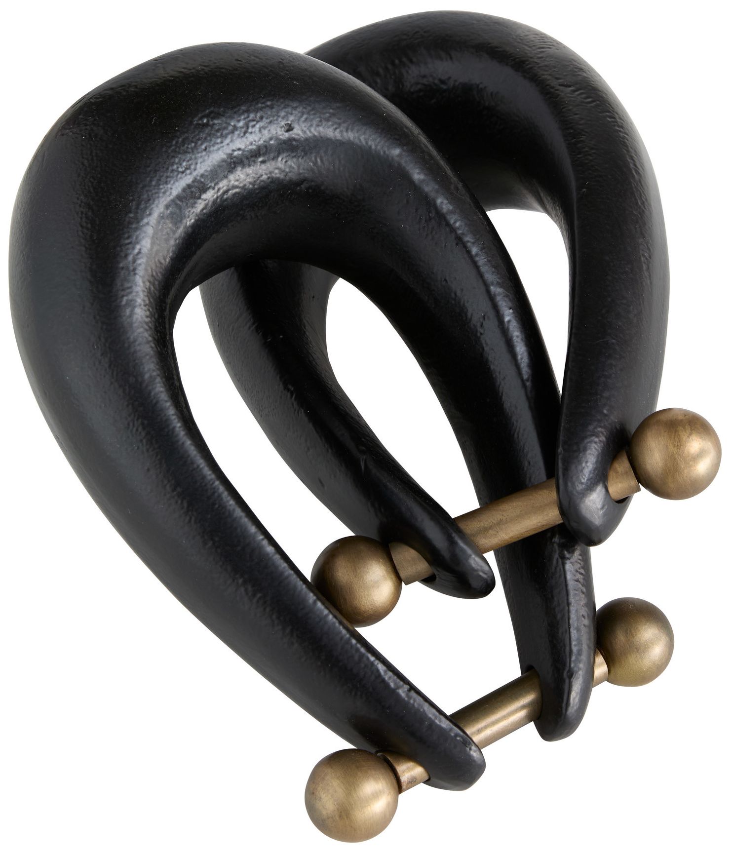 Image 3 Arteriors Maple Aluminum Sculpture Blackened Iron more views