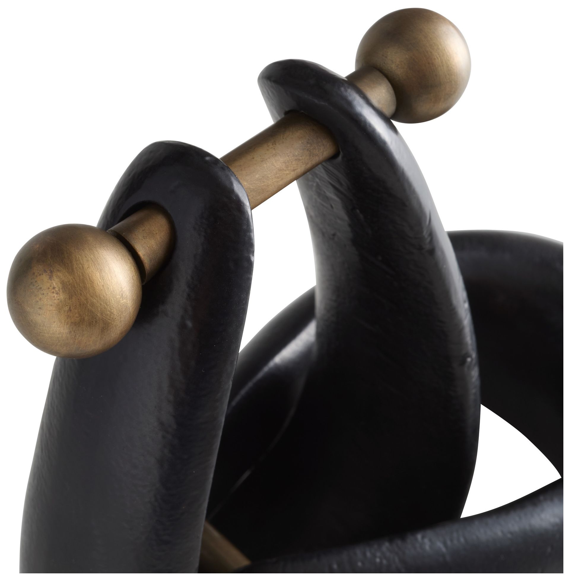 Image 5 Arteriors Maple Aluminum Sculpture Blackened Iron more views