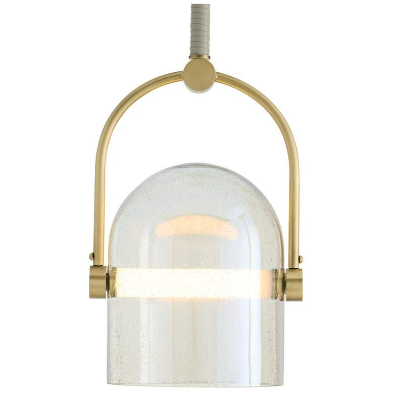 Image 1 Arteriors Marco Large Glass Pendant 16" Smoke