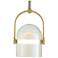 Arteriors Marco Large Glass Pendant 16" Smoke