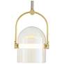 Arteriors Marco Small Glass 10" Pendant Smoke