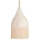 Arteriors Marley Paper Pendant 14.5" Lime Wash