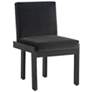 Arteriors Matilda Velvet Dining Chair Midnight Grey