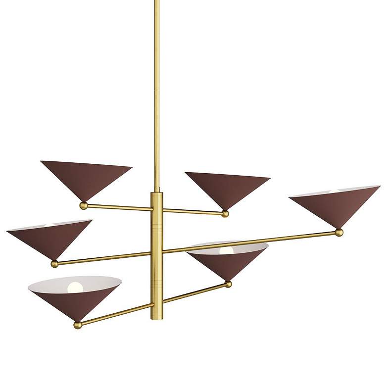 Image 1 Arteriors Mcvey Chandelier Antique Brass
