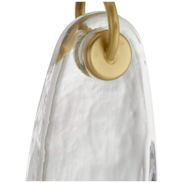 Image 5 Arteriors Melt Chandelier Antique Brass more views