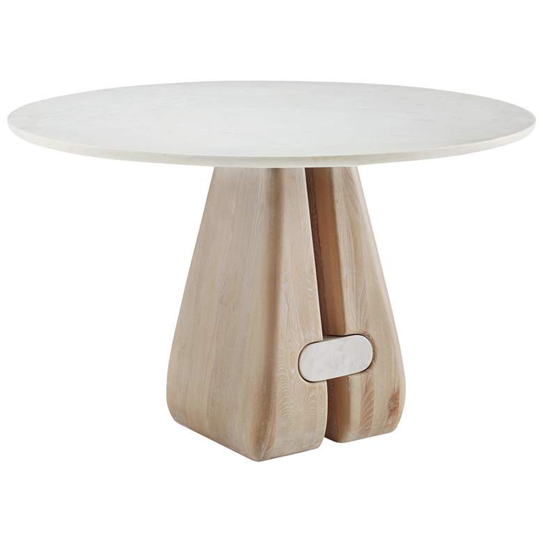 Image 1 Arteriors Melt Entry Table Cerused Natural