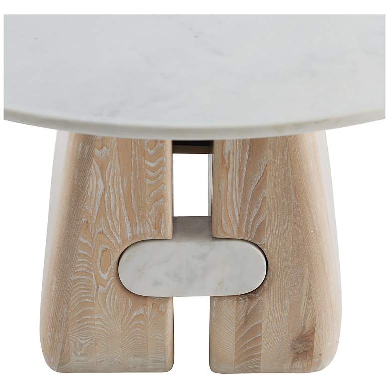 Image 3 Arteriors Melt Entry Table Cerused Natural more views