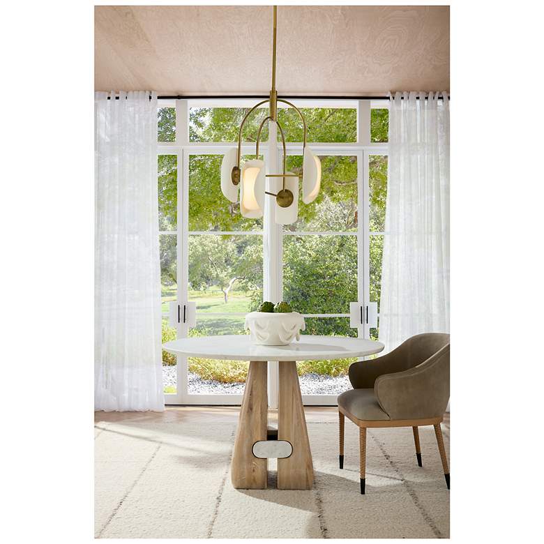 Image 7 Arteriors Melt Entry Table Cerused Natural more views