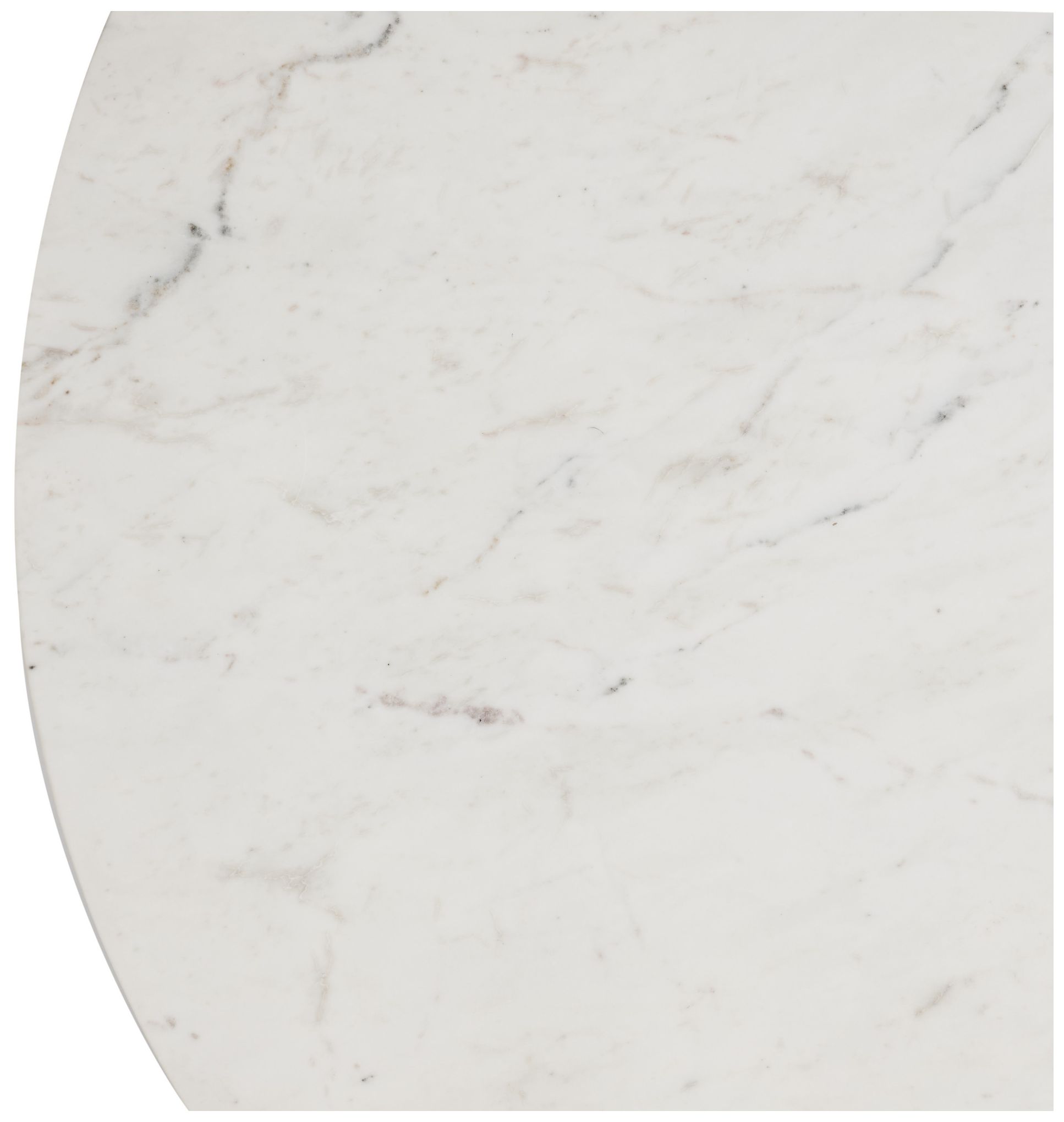 Arteriors Melt Large Marble Dining Table White Marble