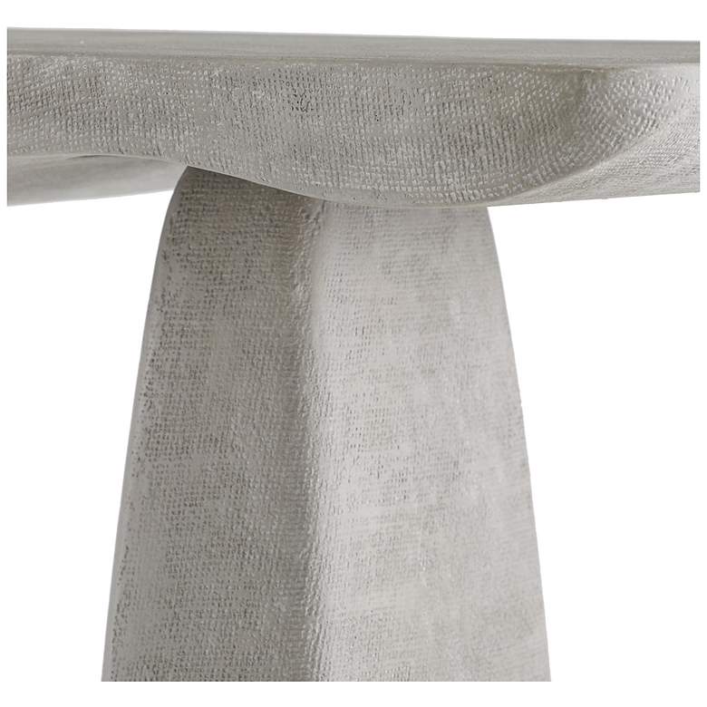 Image 6 Arteriors Melt Outdoor Console Smoke more views
