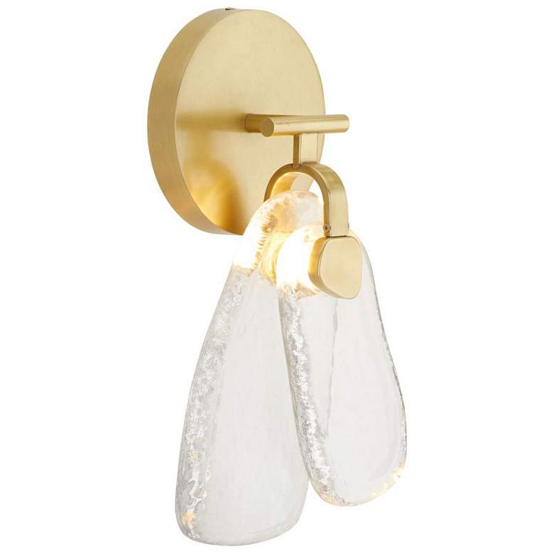 Image 2 Arteriors Melt Sconce 14" Antique Brass
