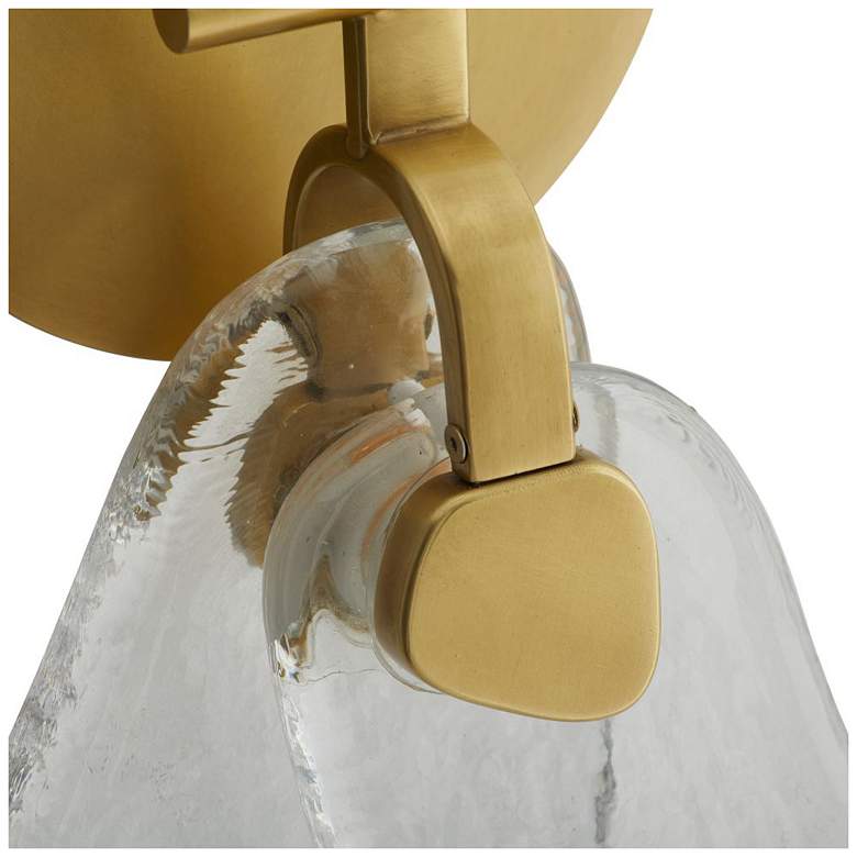 Image 5 Arteriors Melt Sconce 14" Antique Brass more views