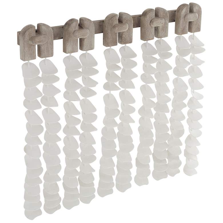 Image 1 Arteriors Melt Wall Decor White Gesso