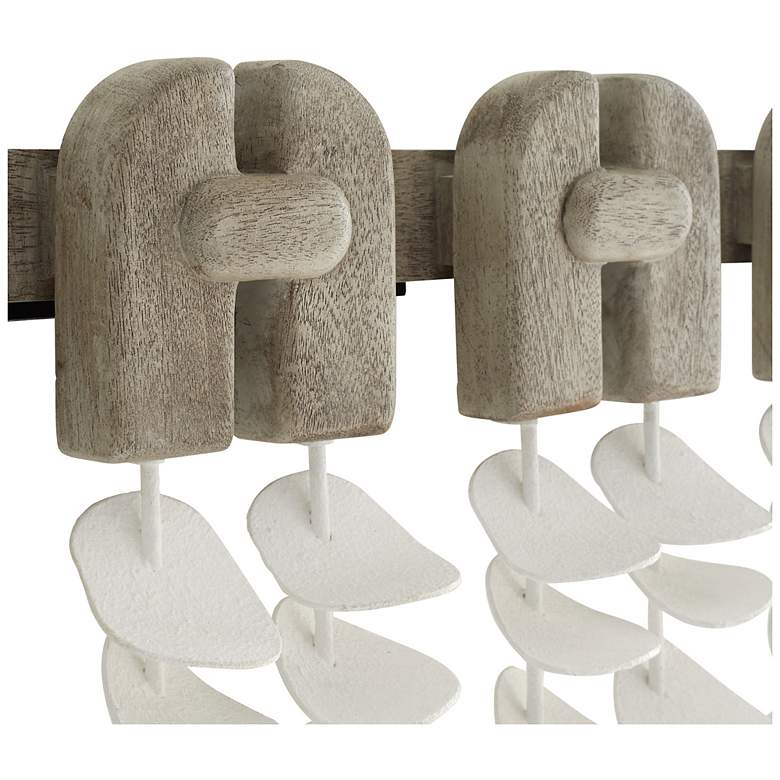 Image 3 Arteriors Melt Wall Decor White Gesso more views
