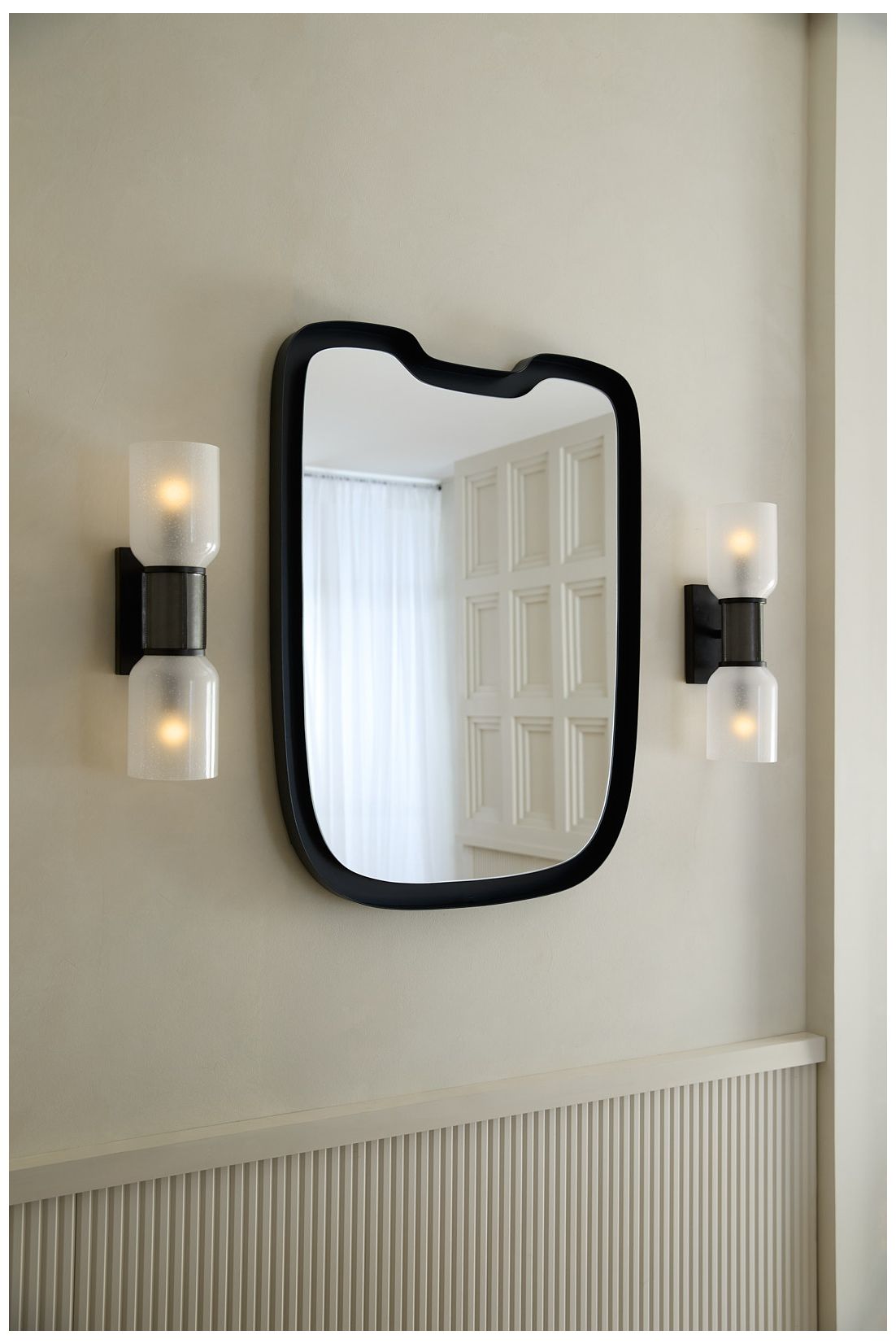 Arteriors Mercer Iron Mirror Burnt Iron