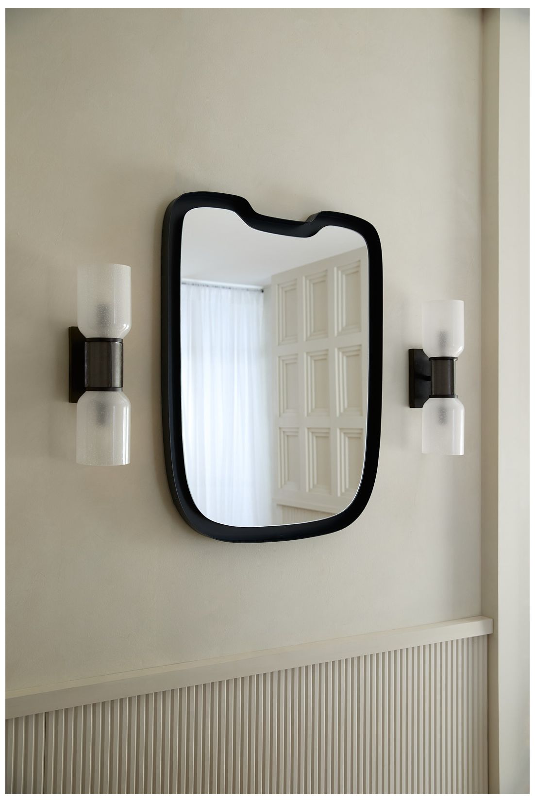 Arteriors Mercer Iron Mirror Burnt Iron
