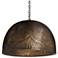 Arteriors Micah Iron Pendant 24.5" Antique Bronze