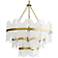 ARTERIORS Millie Chandelier Antique Brass, Clear Seedy Glass