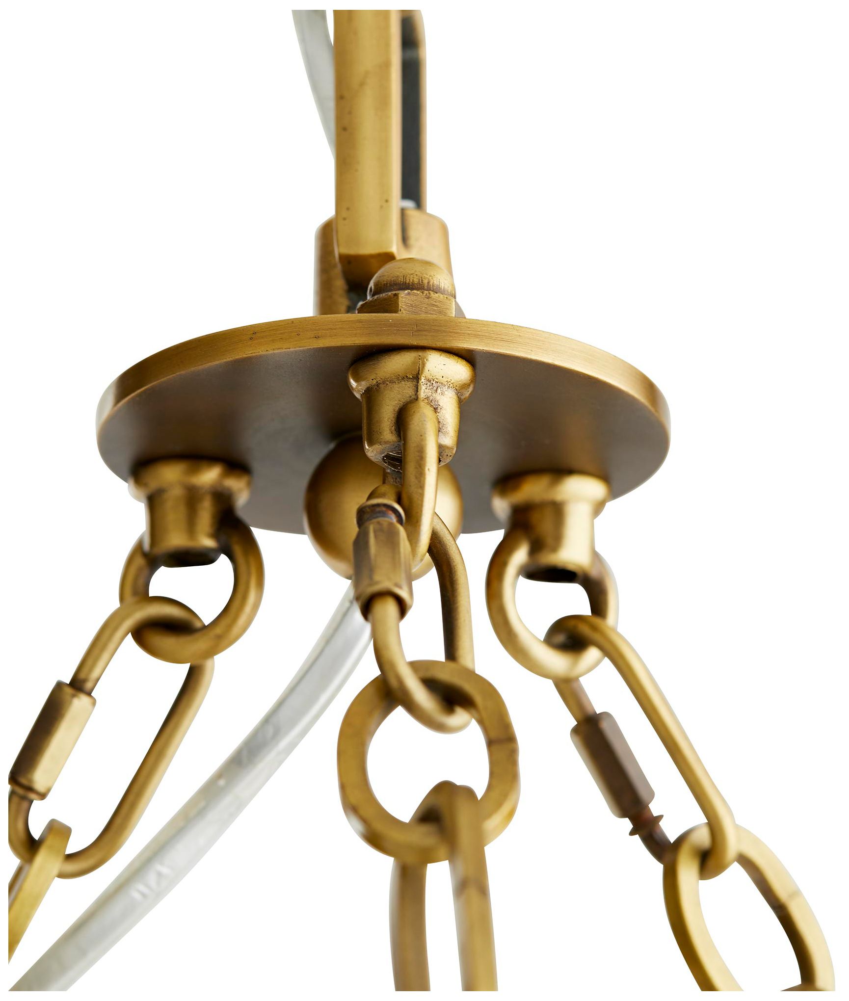 Image 7 ARTERIORS Millie Chandelier Antique Brass, Clear Seedy Glass more views