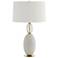 Arteriors- Minato Lamp- 28.5" Ivory Glass Stone