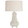 Arteriors Miriam Ceramic Lamp Ivory Crackle