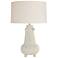 Arteriors Miriam Ceramic Lamp Ivory Crackle