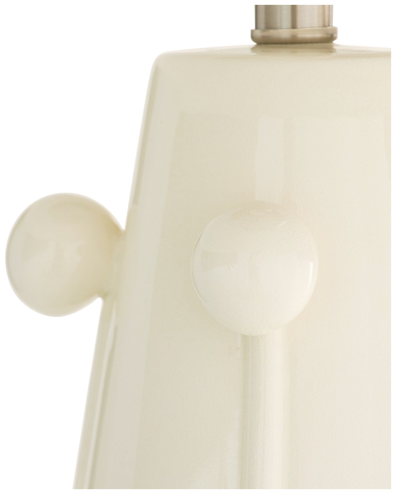 Image 4 Arteriors Miriam Ceramic Lamp Ivory Crackle more views