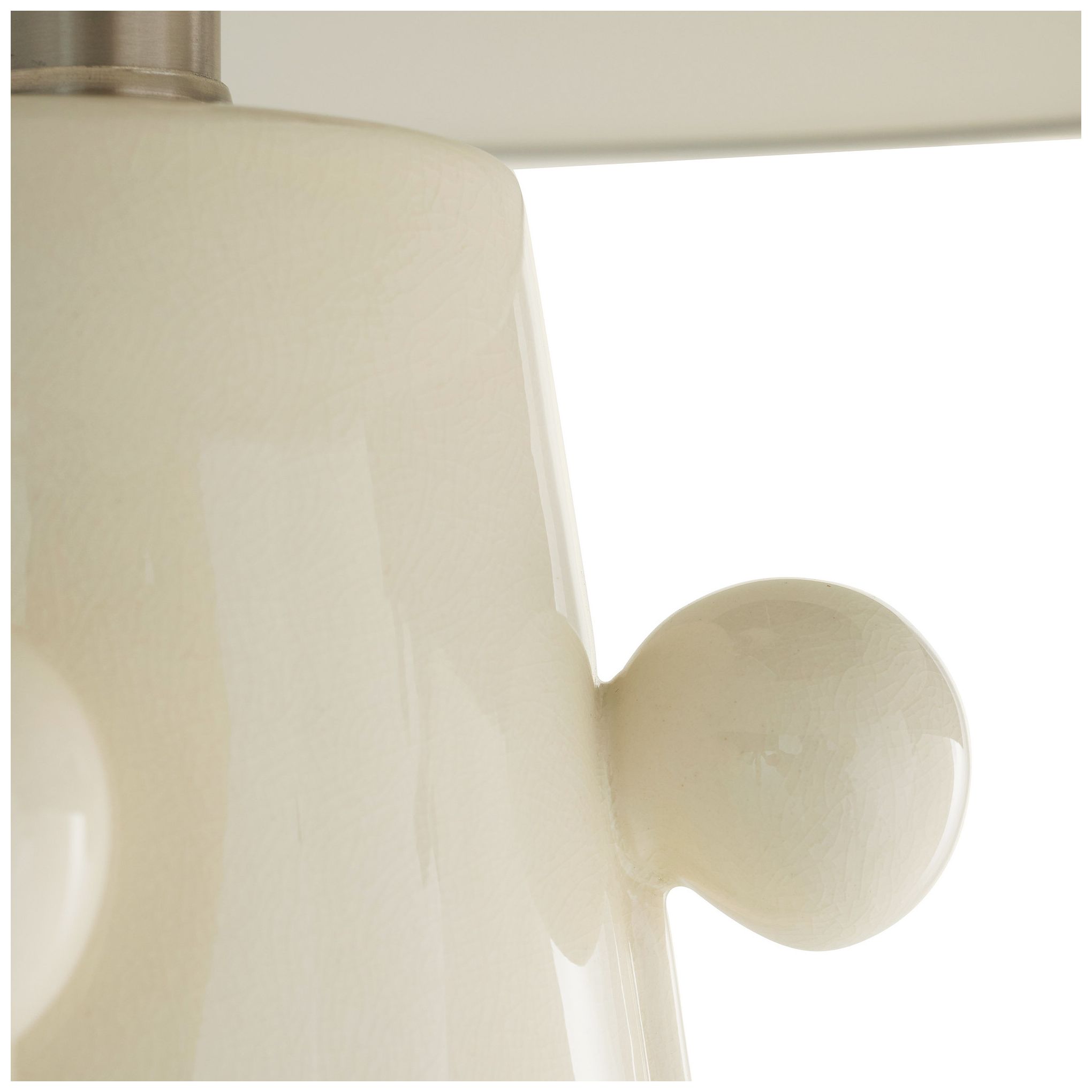 Image 5 Arteriors Miriam Ceramic Lamp Ivory Crackle more views