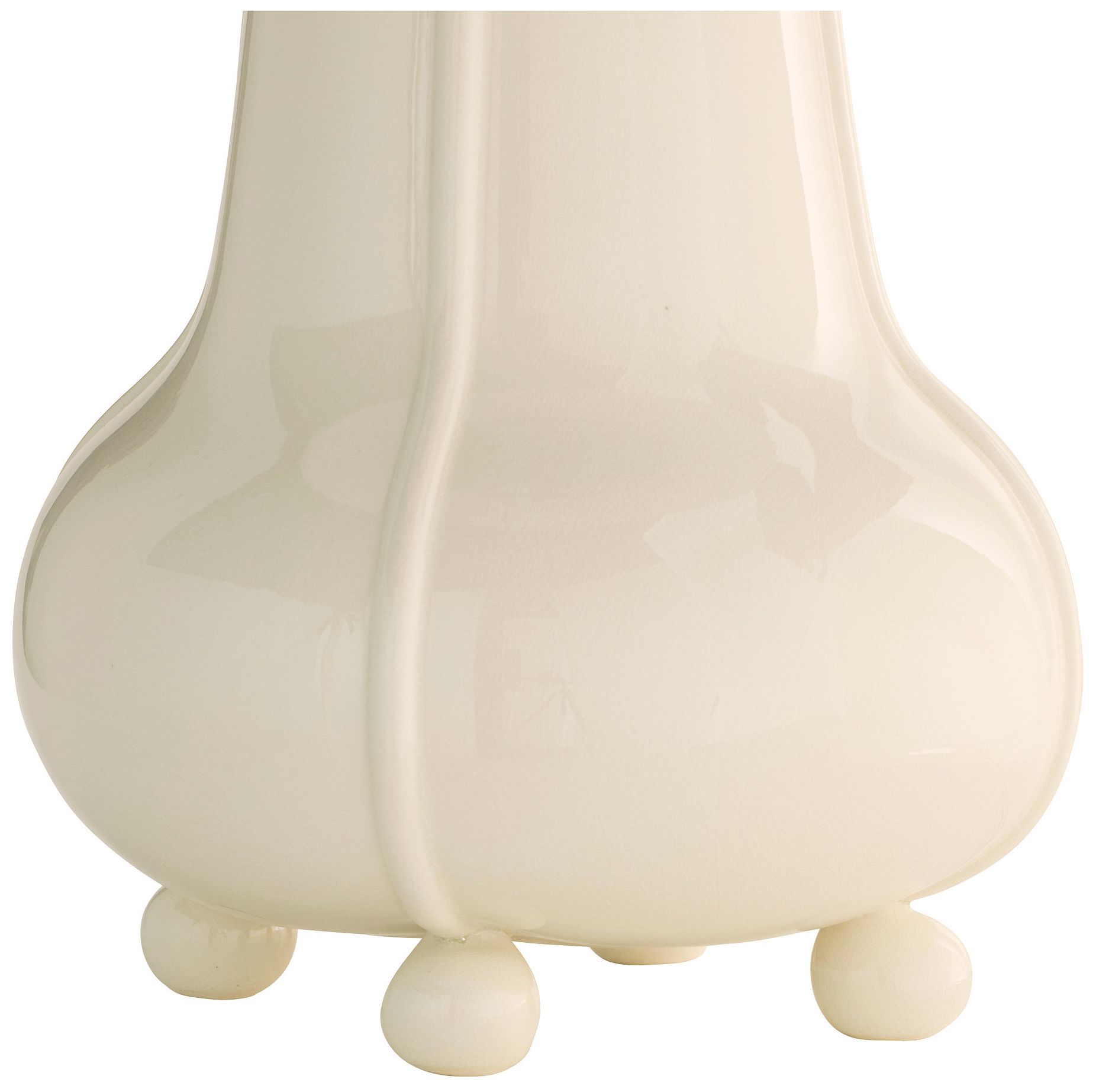 Image 6 Arteriors Miriam Ceramic Lamp Ivory Crackle more views