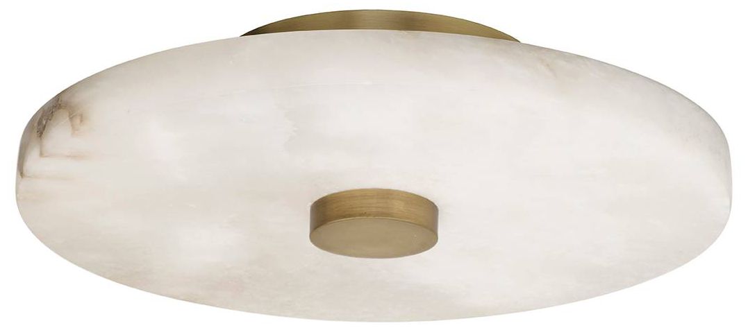 Image 3 Arteriors Moers Flush Mount 12" White more views