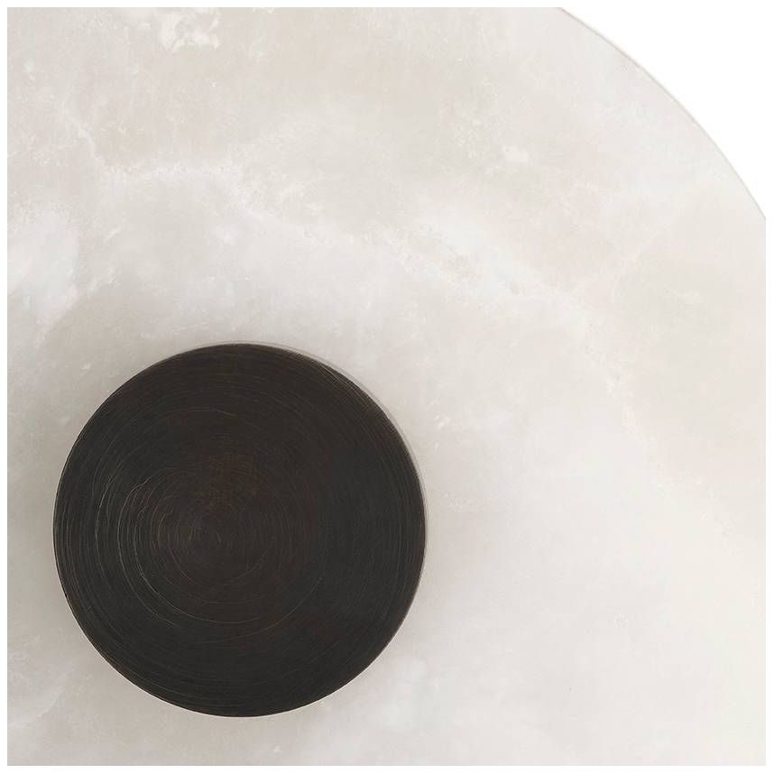 Image 6 Arteriors Moers Mini Flush Mount 6" White more views