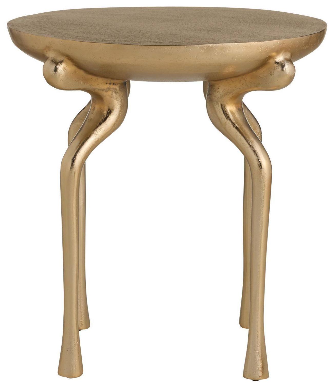 Image 3 Arteriors Monarch End Table Champagne Bronze more views