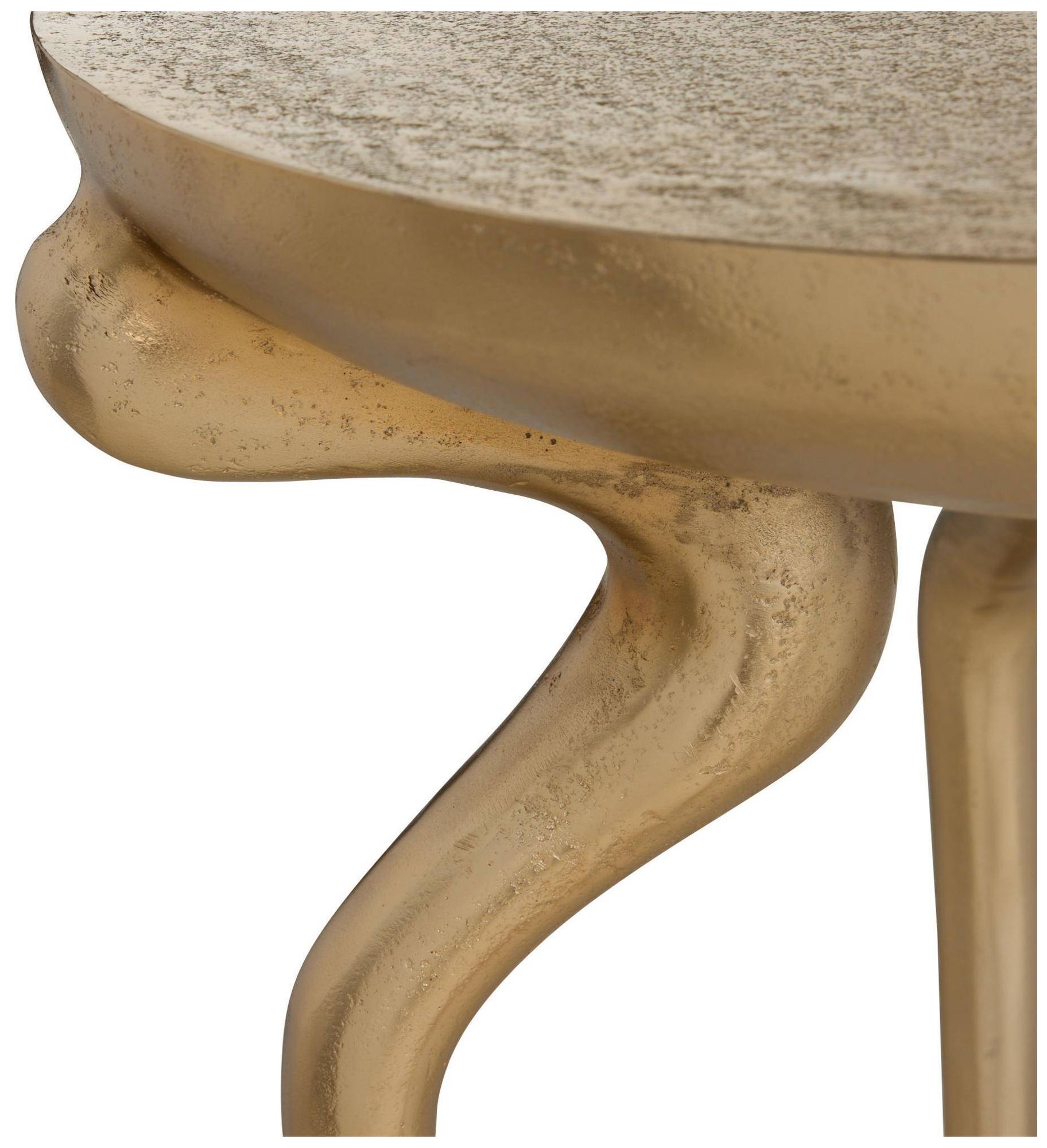 Image 4 Arteriors Monarch End Table Champagne Bronze more views