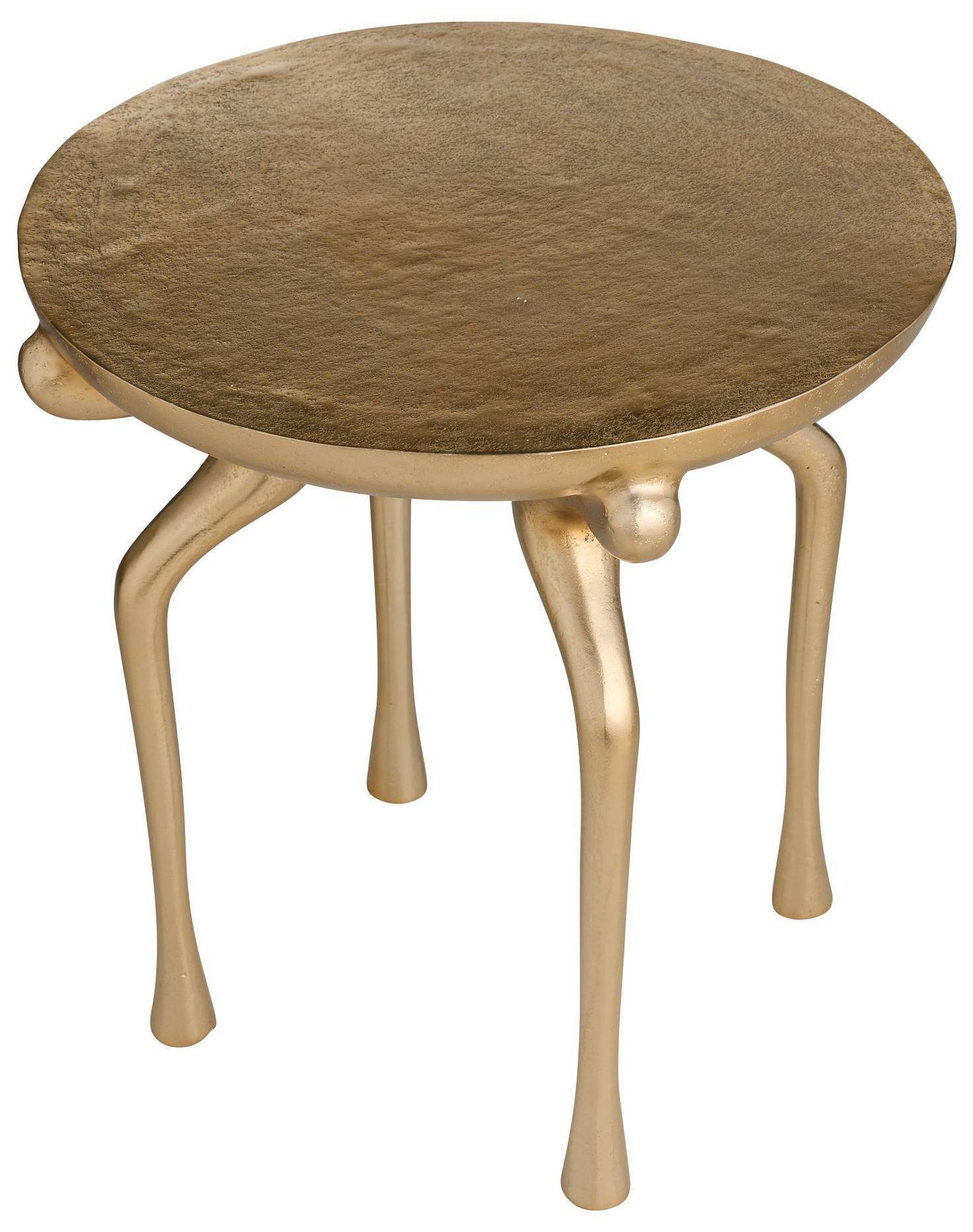 Image 5 Arteriors Monarch End Table Champagne Bronze more views